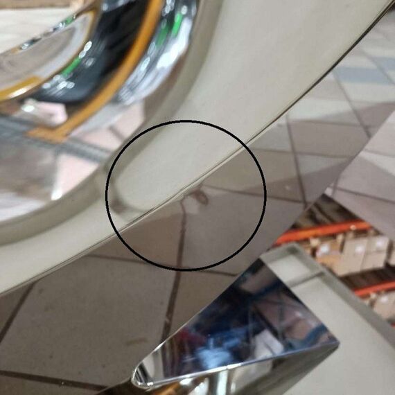 Išskirtinis žavingas stalas valgomajam, modernus, dizaineris, stiklinis stalviršis, sidabrinis ART DECO II OUTLET