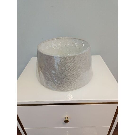 Light gray braided lampshade for the OS45 table lamp