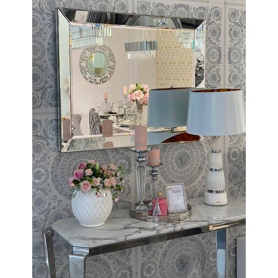 Decorative mirror in New York glamor style MIRROR IN A MIRROR FRAME OUTLET