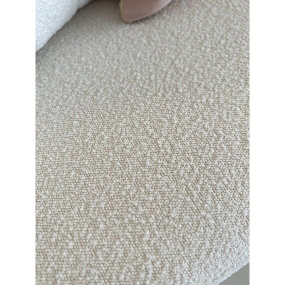 Glamor bar stool, gold, boucle, modern upholstered for dining room, bar, MARCO island OUTLET