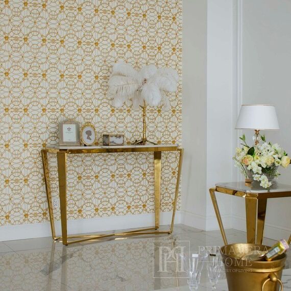 Tapeta glamour Versace IV geometryczna Art Deco Home złota