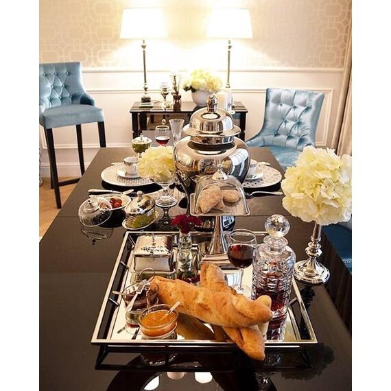 Classic glamor chair for the dining room, with knocker, wooden, upholstered, glamorous, quilted, white leg TIFFANY OUTLET