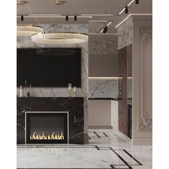 BELLINI crystal chandelier gold, designer, exclusive in a modern style, ring, hanging lamp