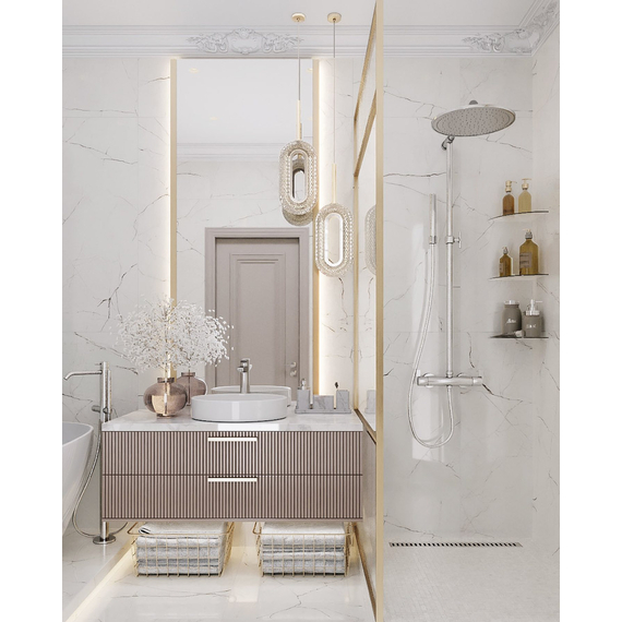 Modern chandelier, glamor pendant lamp, gold, designer, exclusive, single VALO SINGLE