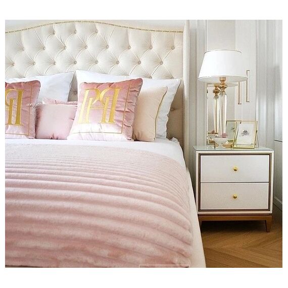 Glamour upholstered bed quilted VALENTINO
