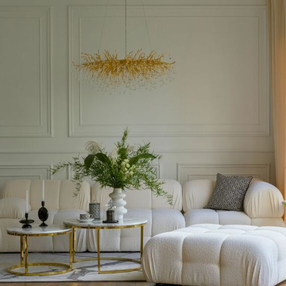 Nowoczesny narożnik modułowy boucle designerska sofa NICEA