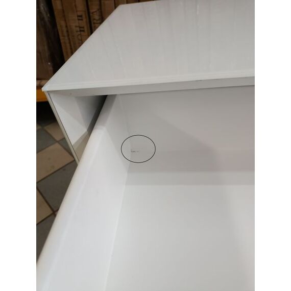 Mirror bedside cabinet with gold base for Franco Gold glamour bedroom [OUTLET] OUTLET