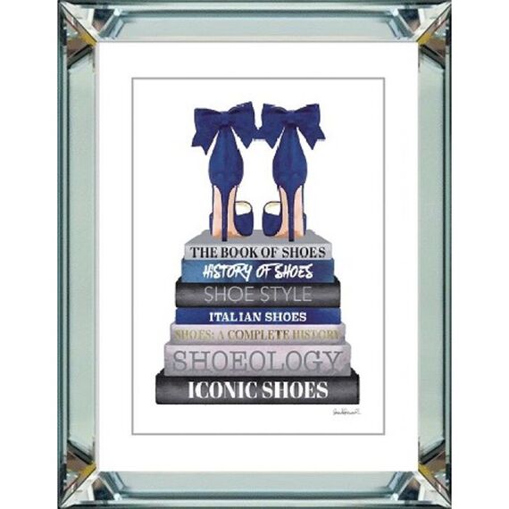 The image in the mirrored frame stylish modern SHOE STYLES Amanda Greenwood OUTLET