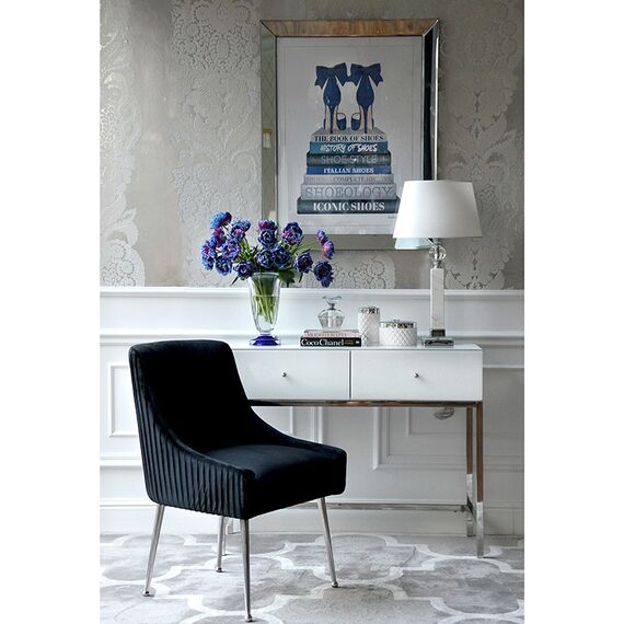 The image in the mirrored frame stylish modern SHOE STYLES Amanda Greenwood OUTLET