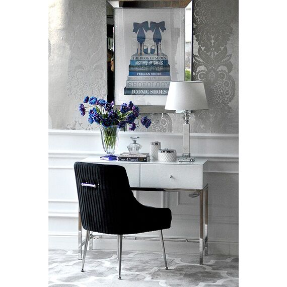 The image in the mirrored frame stylish modern SHOE STYLES Amanda Greenwood OUTLET