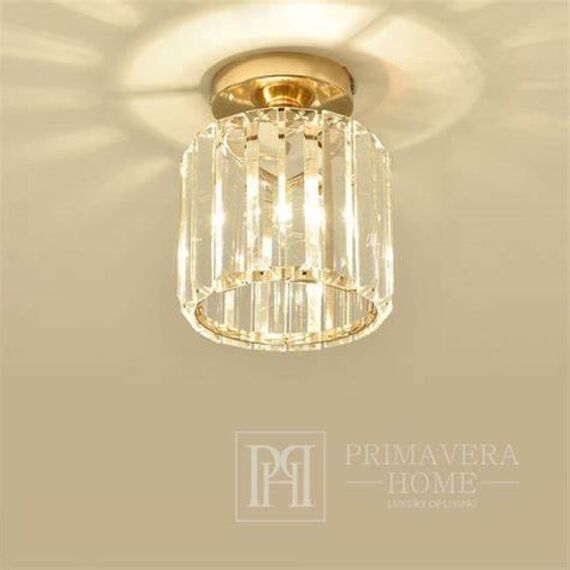 Glamor lamp, gold, ceiling, designer, exclusive, single, glass shade, STARS S light point