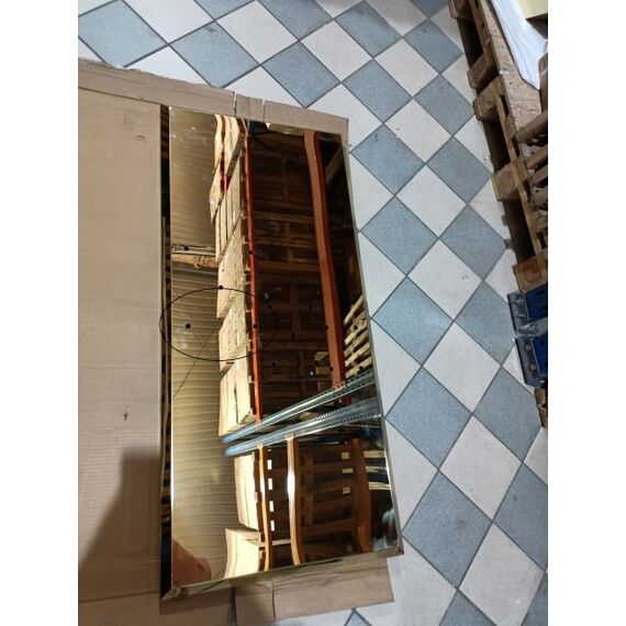 Exclusive glamor dining table, modern, with black marble, gold LV COLLECTION OUTLET