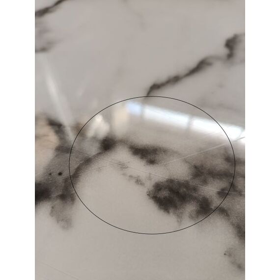 ART DECO modern gold living room coffee table with white marble top [CLONE]