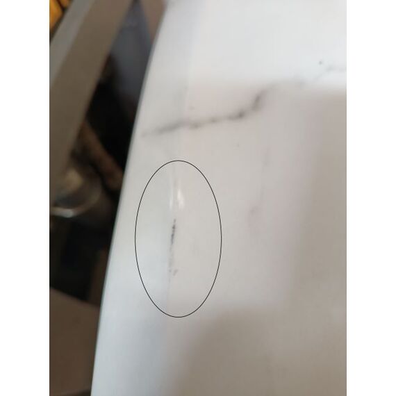 ART DECO modern gold living room coffee table with white marble top [CLONE]