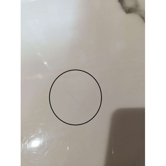 Stolik kawowy glamour MARCO GOLD, złoty z białym marmurem blatem OUTLET