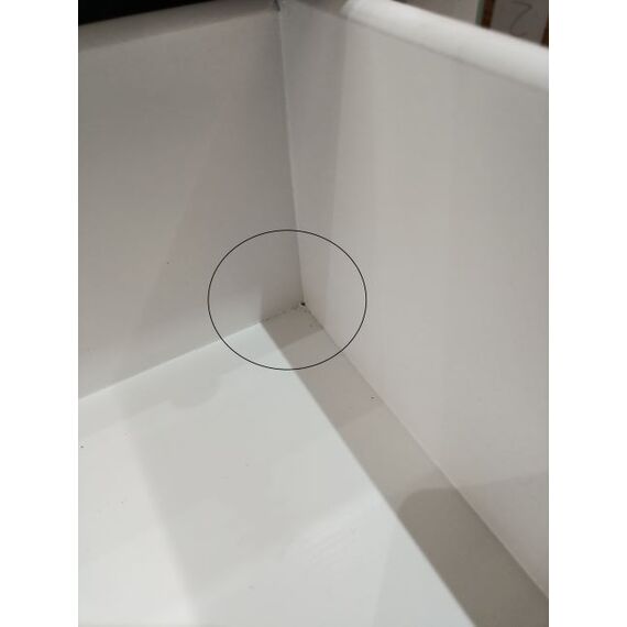 Zestaw 2szt szafek nocnych  Franco do sypialni glamour biała ze złotą podstawą OUTLET