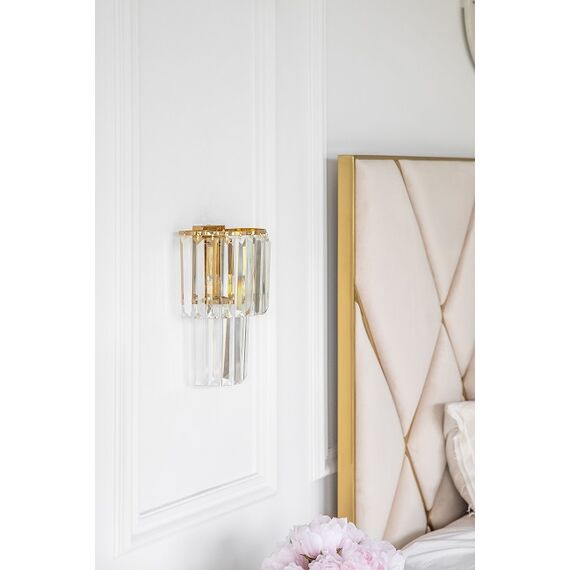 Glamour New York City crystal wall lamp GLAMOUR XS GOLD