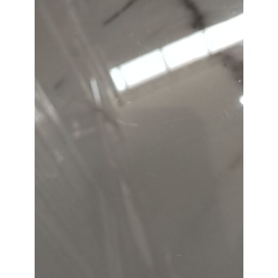 Glamor coffee table in New York style, stainless steel, white marble top OSKAR SILVER OUTLET 2