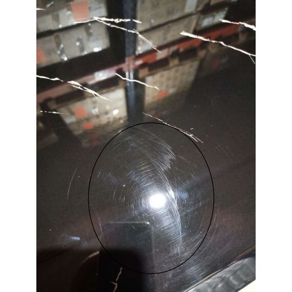 Konsola glamour w stylu nowoczesnym, z białym marmurowym blatem, złota ART DECO OUTLET