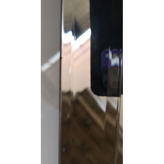 RARE SILVER glamor geometric mirror in a silver frame, 80x100 OUTLET