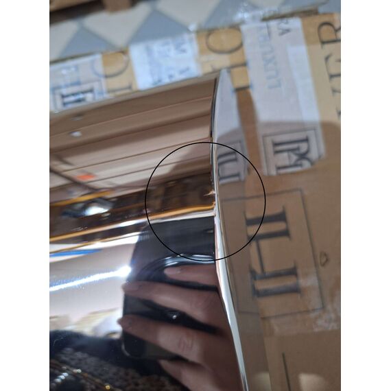 Stół glamour srebrny glamour z białym szklanym blatem, stalowy, nowoczesny, designerski ELITE OUTLET