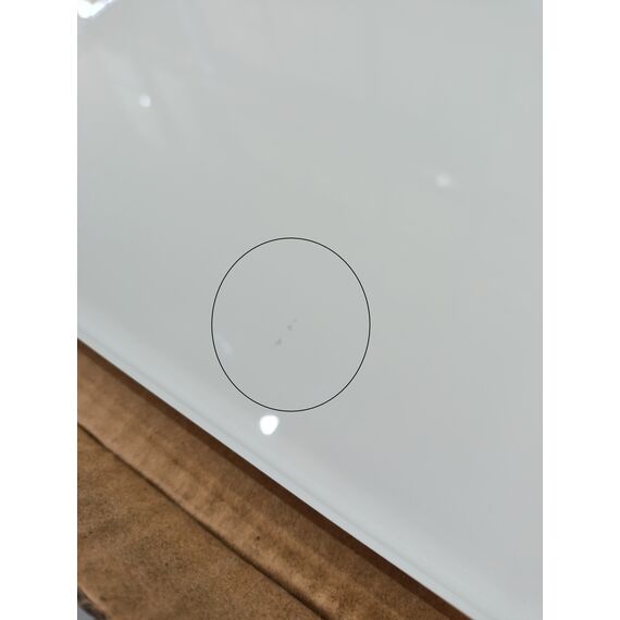 Stół glamour srebrny glamour z białym szklanym blatem, stalowy, nowoczesny, designerski ELITE OUTLET