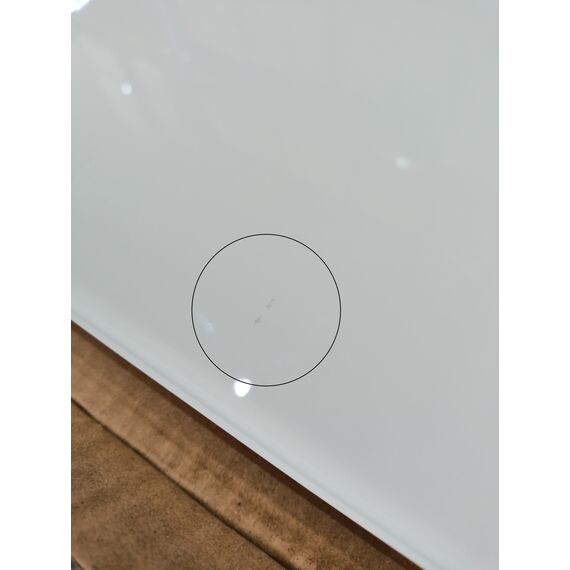 Stół glamour srebrny glamour z białym szklanym blatem, stalowy, nowoczesny, designerski ELITE OUTLET