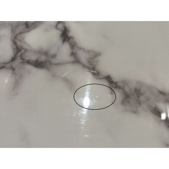 Stolik nocny glamour  z ekoskórą biały złoty HERMITAGE OUTLET