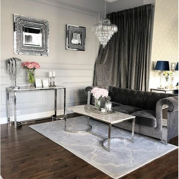 Luxury silver console glamor LOLA