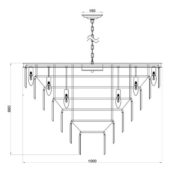 Żyrandol GLAMOUR 100 cm kryształowy okrągły nowoczesny lampa wisząca, srebrny OUTLET