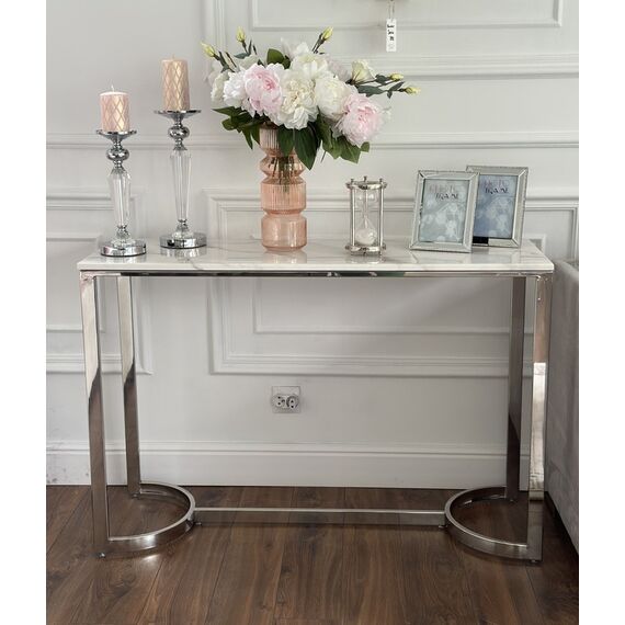 Luxury silver console glamor LOLA