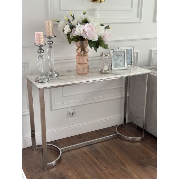 Luxury silver console glamor LOLA