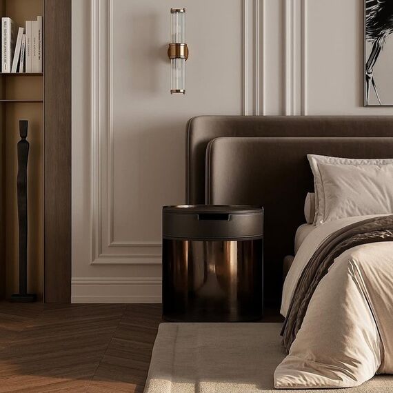 Exclusive modern upholstered bed SERENA