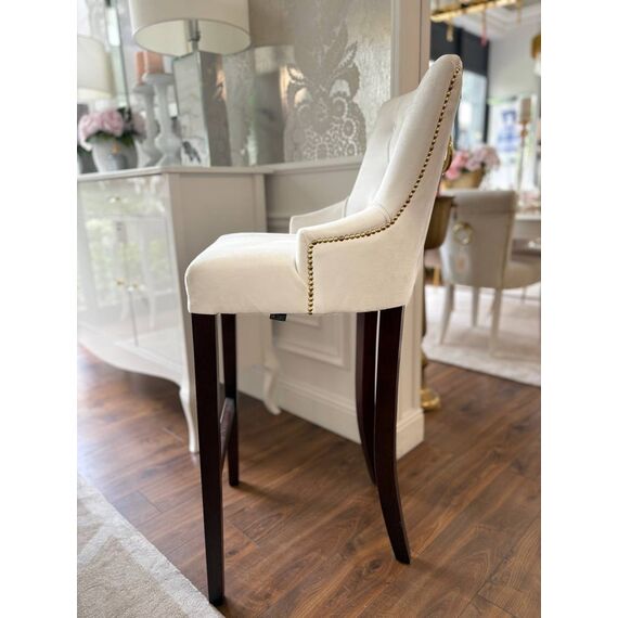 Stool glamour upholstered quilted bar modern dining room TIFFANY