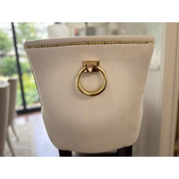 Stool glamour upholstered quilted bar modern dining room TIFFANY