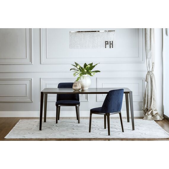 Krzesło glamour klasyczne do jadalni, nowoczesne, tapicerowane, bukowe NAPOLI