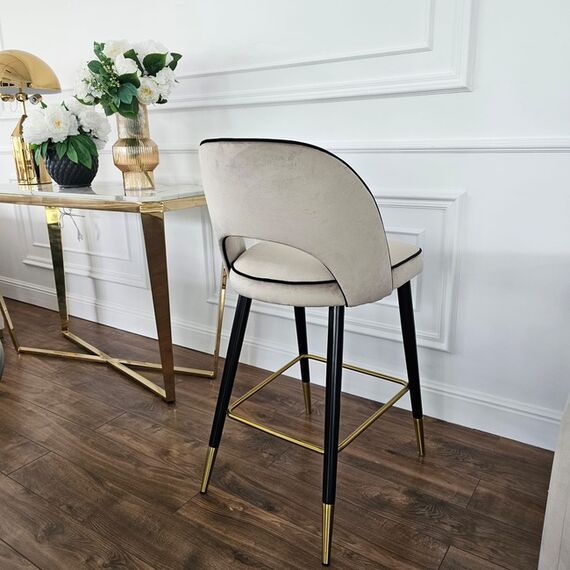 Modern stylish semicircular stool CARDINALE 3