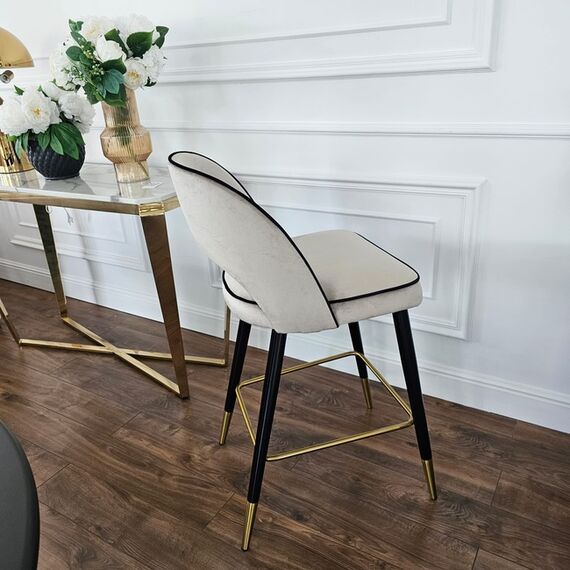 Modern stylish semicircular stool CARDINALE 3