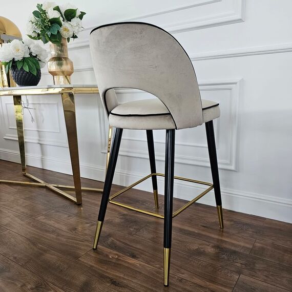 Modern stylish semicircular stool CARDINALE 3