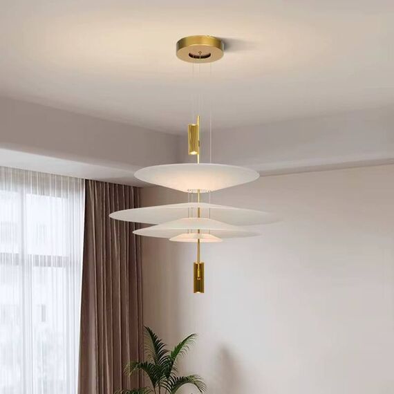 Designer gold pendant lamp, modern gold chandelier, PLATER