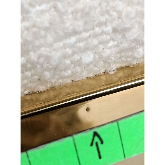 Glamor bar stool, gold, boucle, modern upholstered for dining room, bar, MARCO island OUTLET