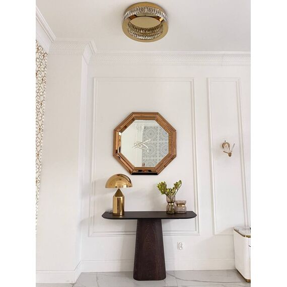 Modern, designer, varnished wooden console table MODENA