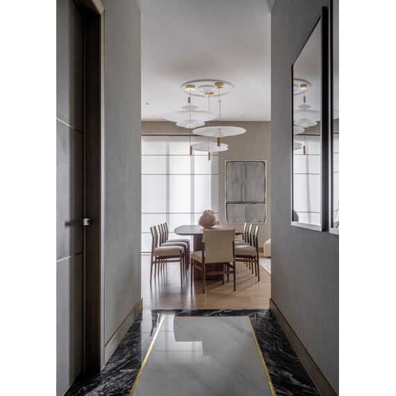 Designer gold pendant lamp, modern gold chandelier, PLATER