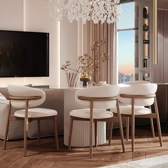 Designer Modern Wooden Dining Chair OLIVIA