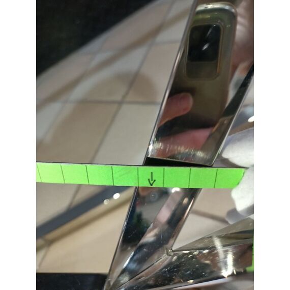 Srebrna konsola glamour CONRAD stal nierdzewna, szkło OUTLET