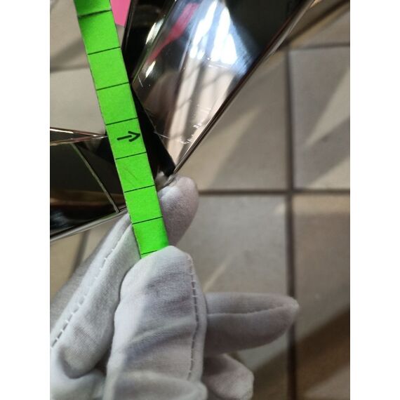 Srebrna konsola glamour CONRAD stal nierdzewna, szkło OUTLET