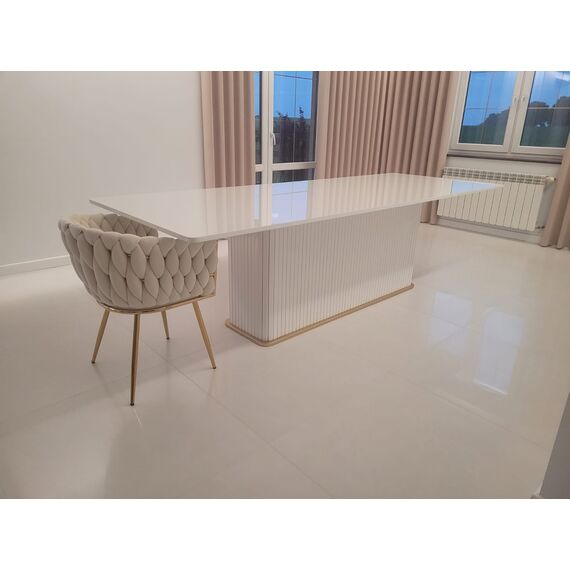 Modern, designer, extendable wooden table, PALERMO