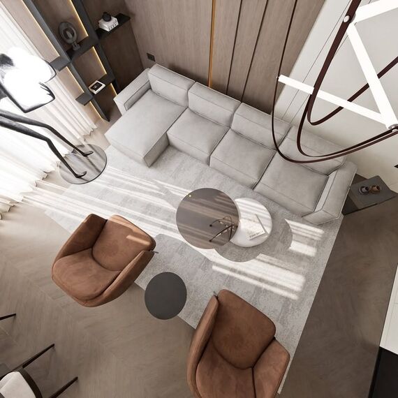 Modern designer leather chandelier, stylish pendant lamp, COSMOPOLITAN stripes