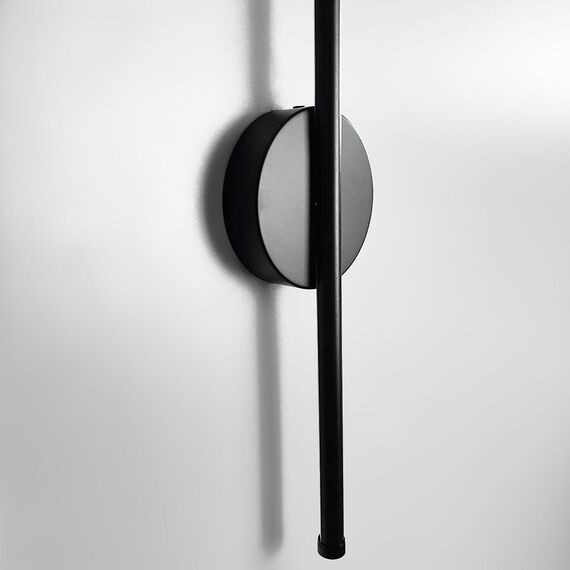 Modern Black Oblong Metal Wall Sconce MODERN