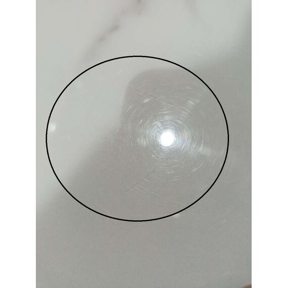 Stół glamour do jadalni, ekskluzywny, nowoczesny, designerski, biały blat marmurowy, srebrny ART DECO OUTLET